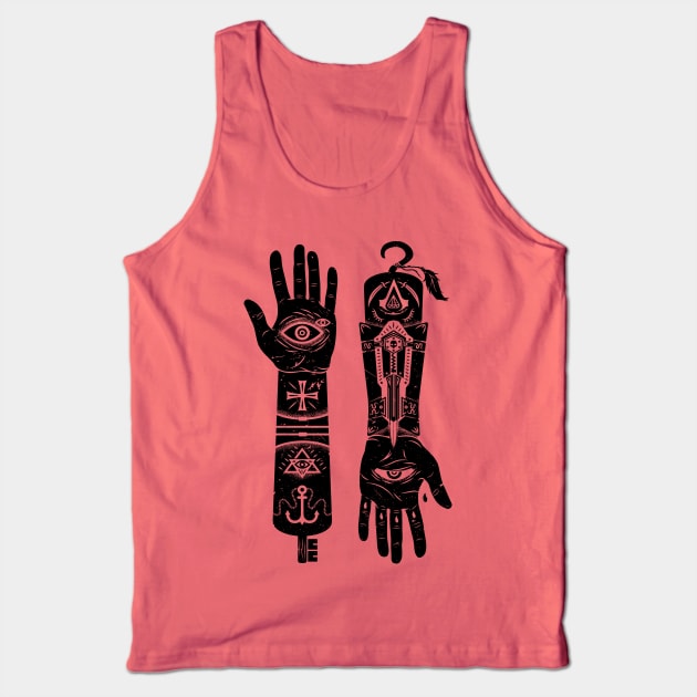 Hands of Fate Tank Top by Narwen